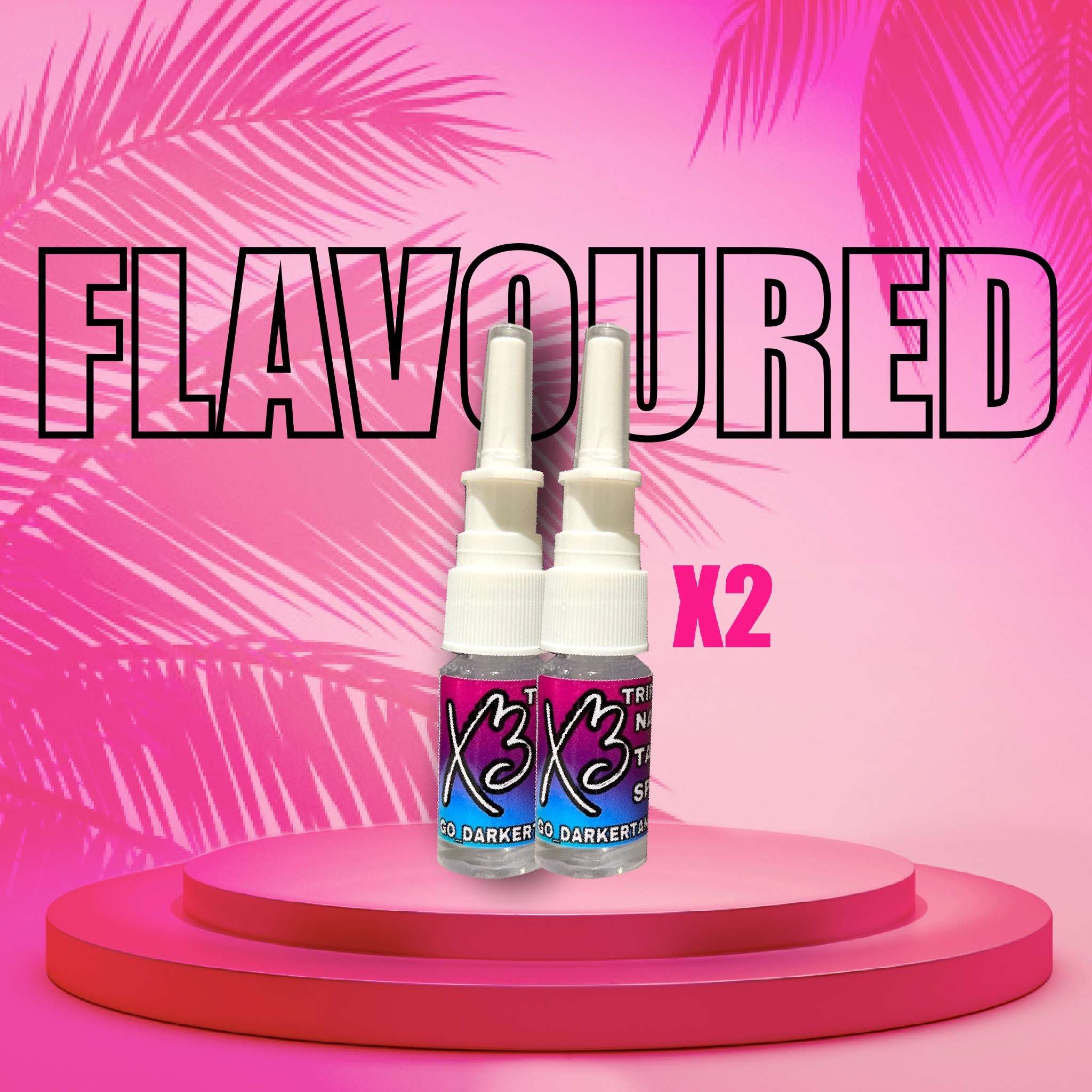 2 Flavoured Triple Strength Tan Accelerator Sprays