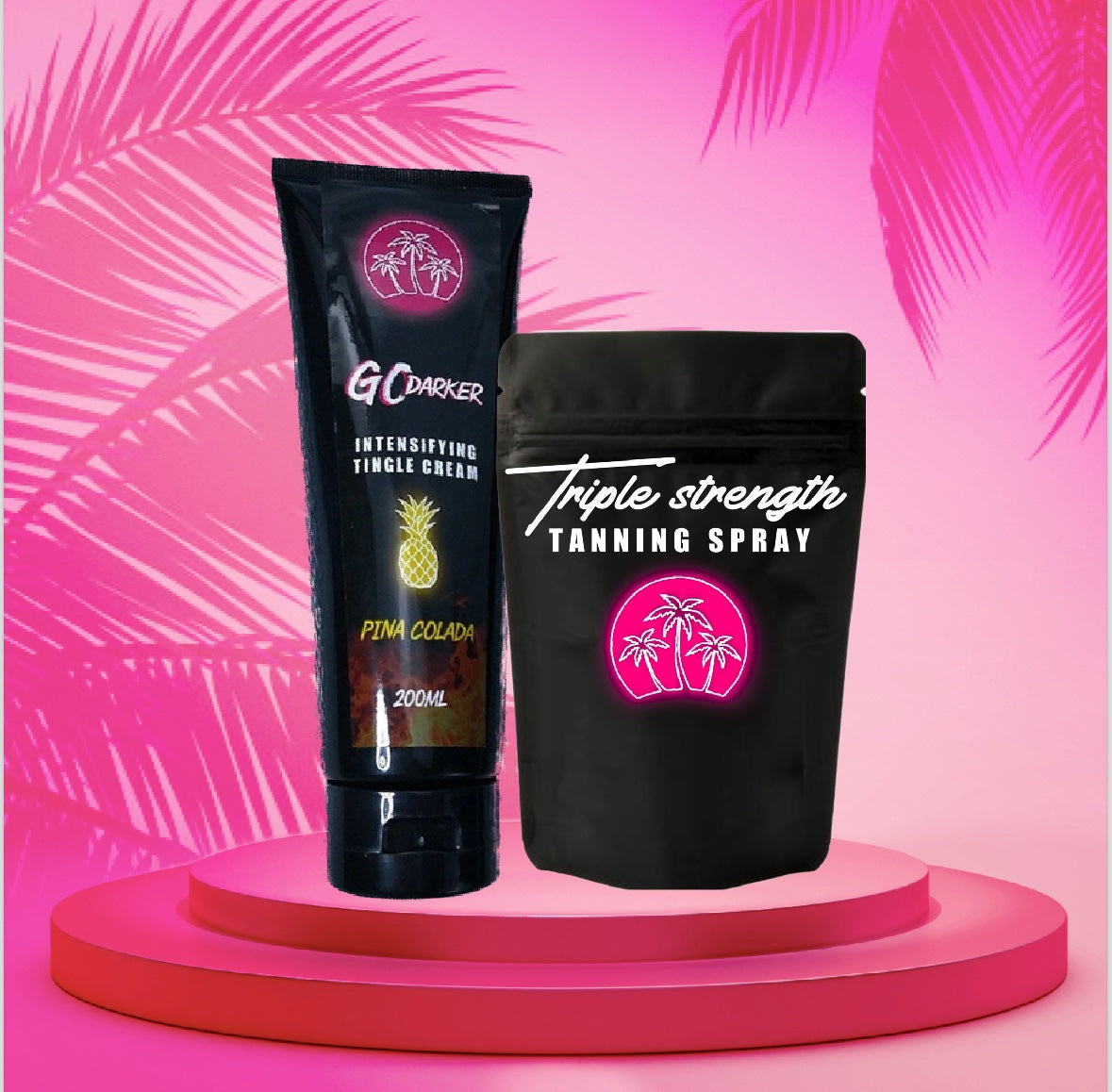 Pina Tingle Cream & Triple Strength Tan Accelerator Spray
