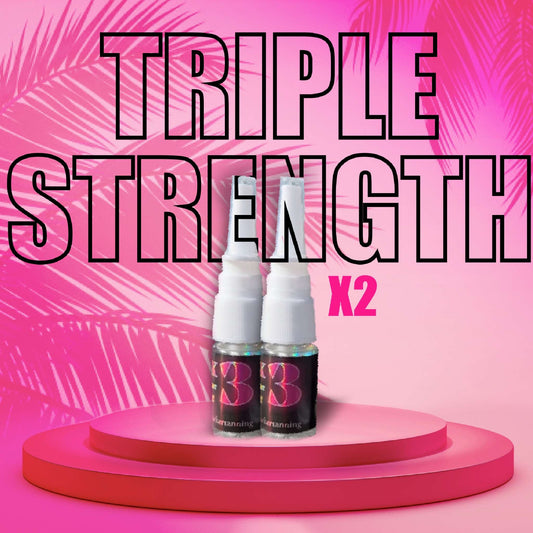 2 Tanning Triple Strength Sprays