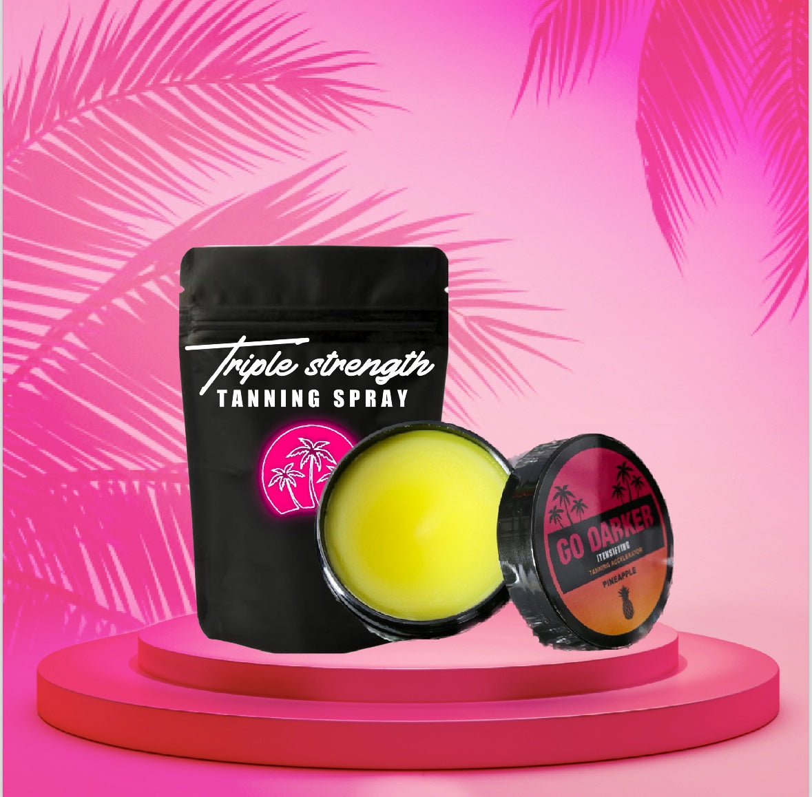 Pineapple Tanning gel & Tanning Spray Bundle