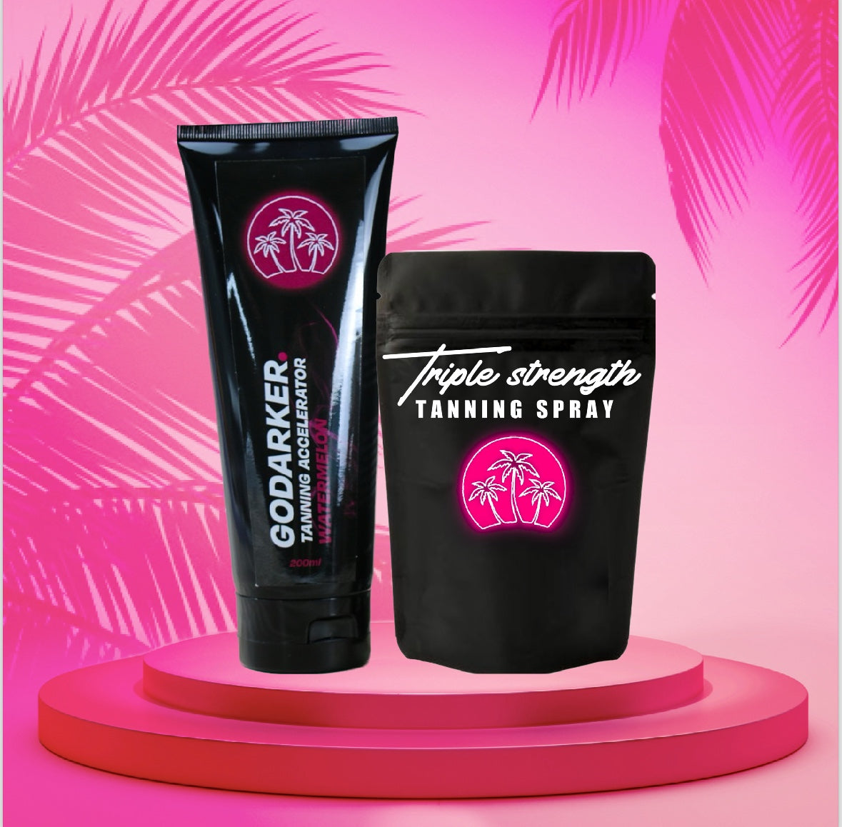 Watermelon Tanning Accelerator Cream& Tanning Spray