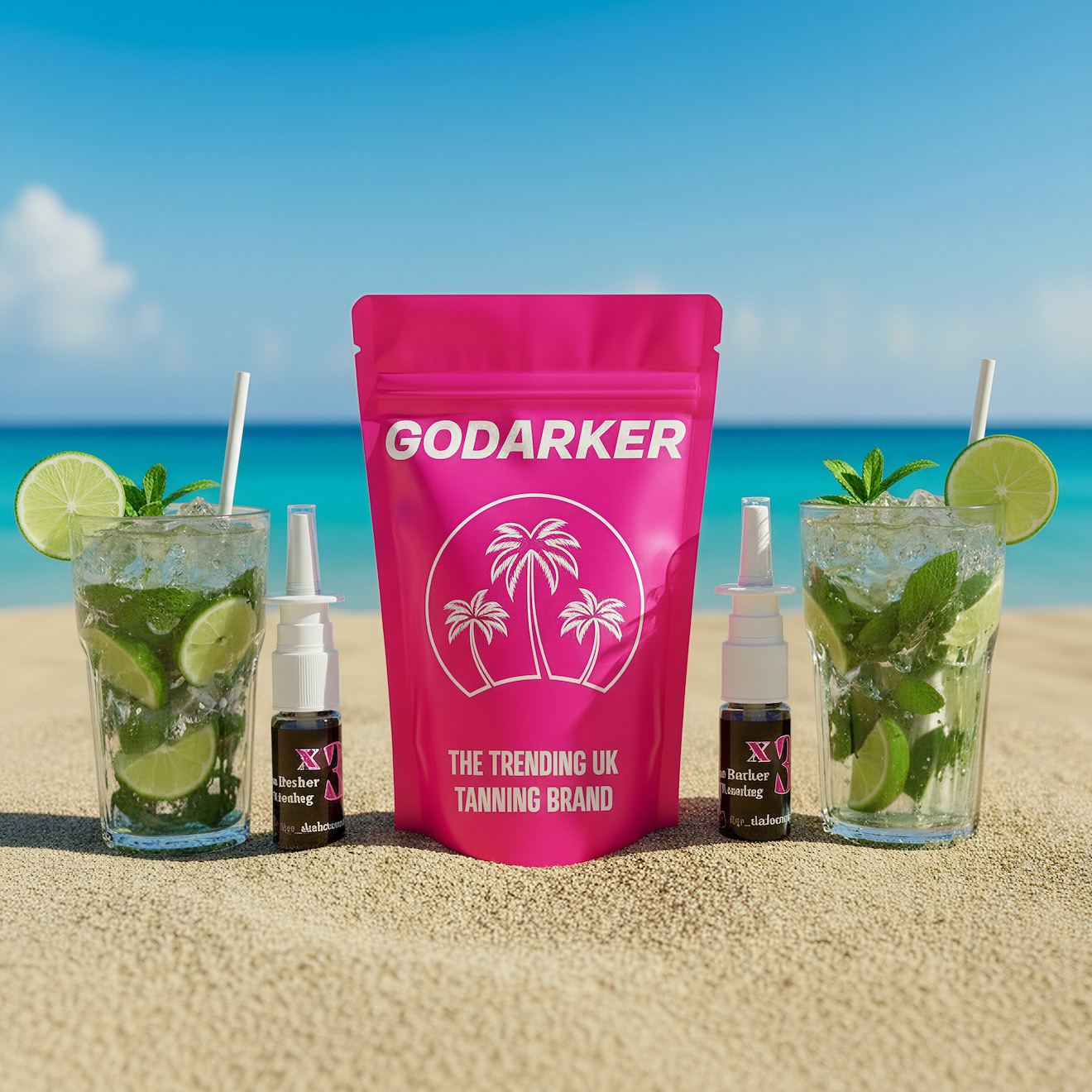 2 Flavoured Triple Strength Tan Accelerator Sprays